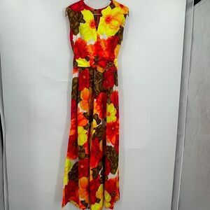 Vintage Hilo Hattie Jumpsuit 1960 Sz see photos